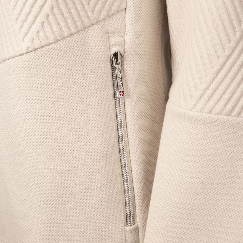 Moteriška vėjo striukė Aulp Simix Jacquard Knit sand 9