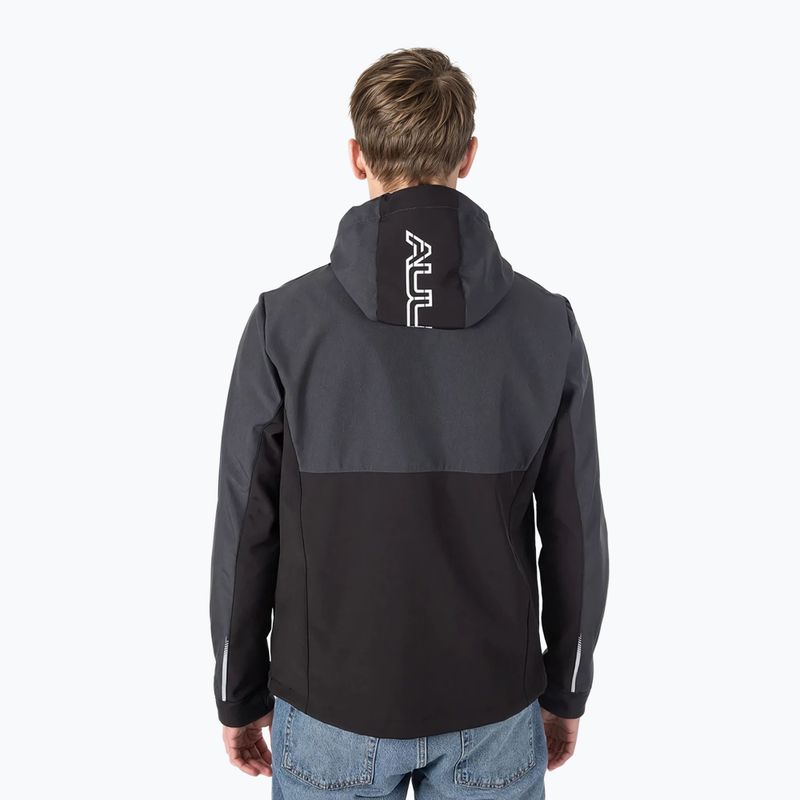 Vyriška softshell striukė Aulp Tiago anthracite melange 2