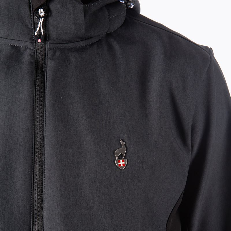 Vyriška softshell striukė Aulp Tiago anthracite melange 9