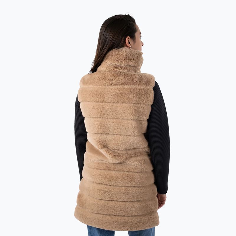 Moteriška liemenė Aulp Carra Faux Fur taupe 2