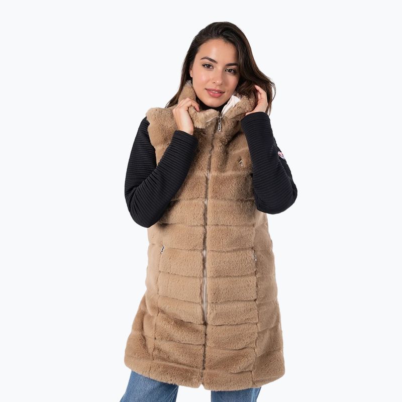 Moteriška liemenė Aulp Carra Faux Fur taupe 3