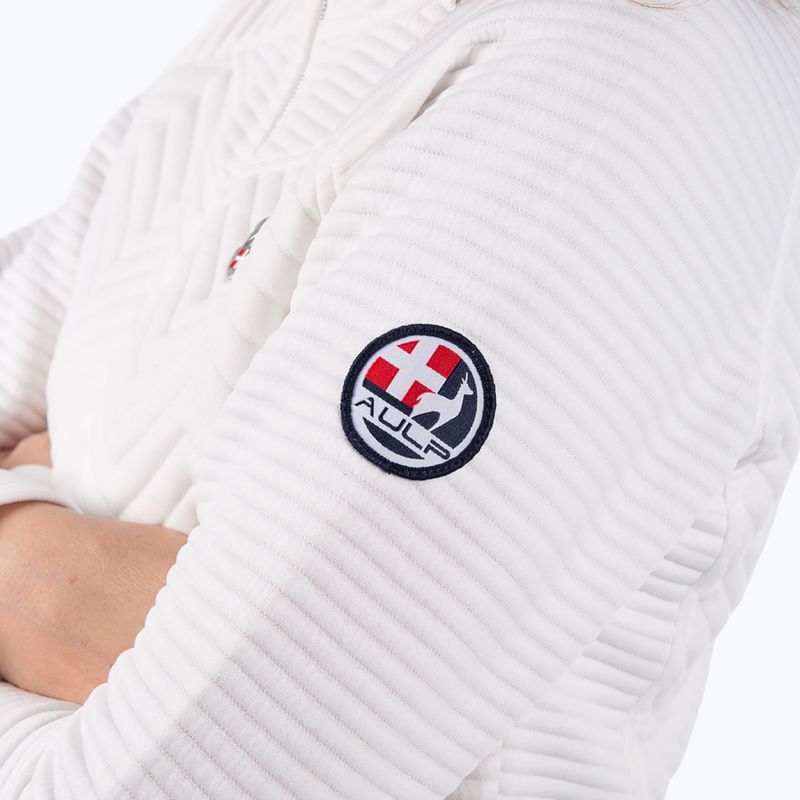 Moteriška vėjo striukė Aulp Simix Jacquard Knit white 4