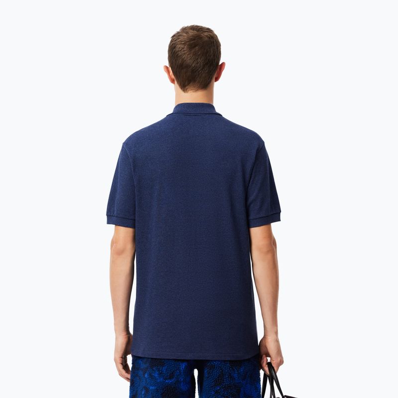 Vyriški polo marškinėliai Lacoste L1264 dark indigo blue 3