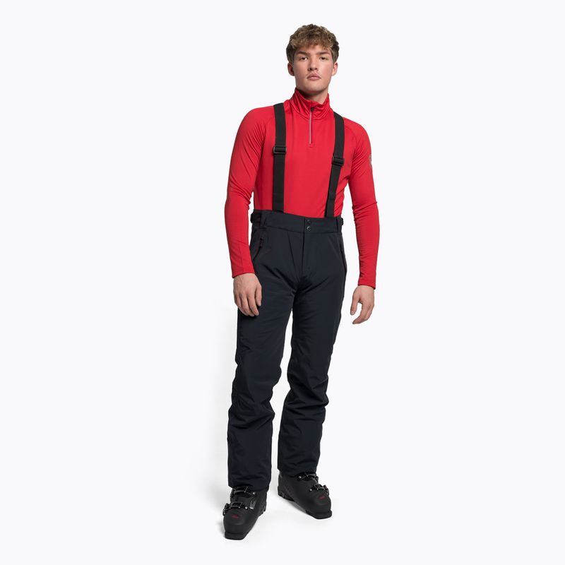 Vyriški Rossignol Classique 1/2 Zip termo megztiniai su užtrauktuku, raudoni 2
