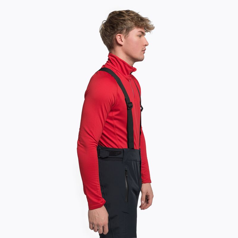 Vyriški Rossignol Classique 1/2 Zip termo megztiniai su užtrauktuku, raudoni 3