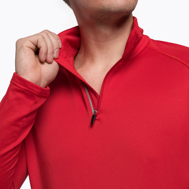 Vyriški Rossignol Classique 1/2 Zip termo megztiniai su užtrauktuku, raudoni 6