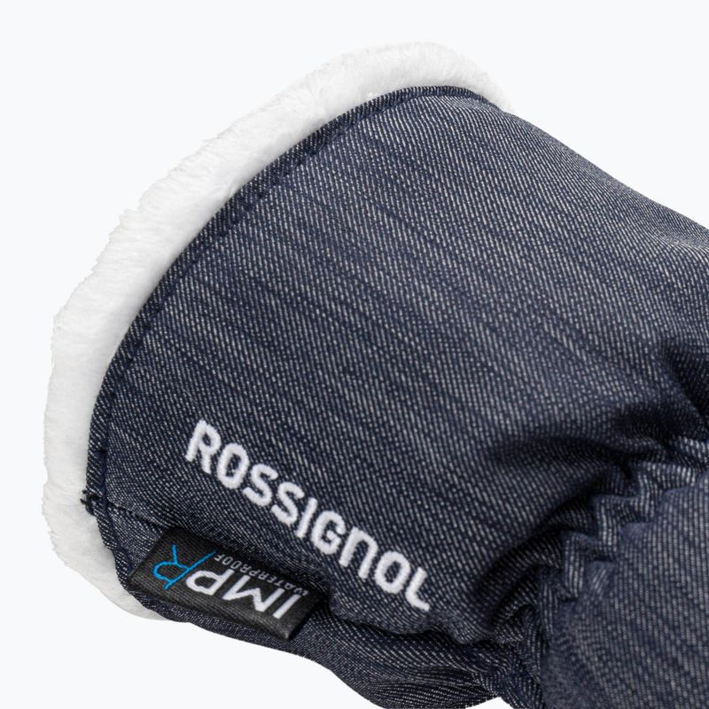 Moteriškos slidinėjimo pirštinės Rossignol W Temptation Impr M denim 4