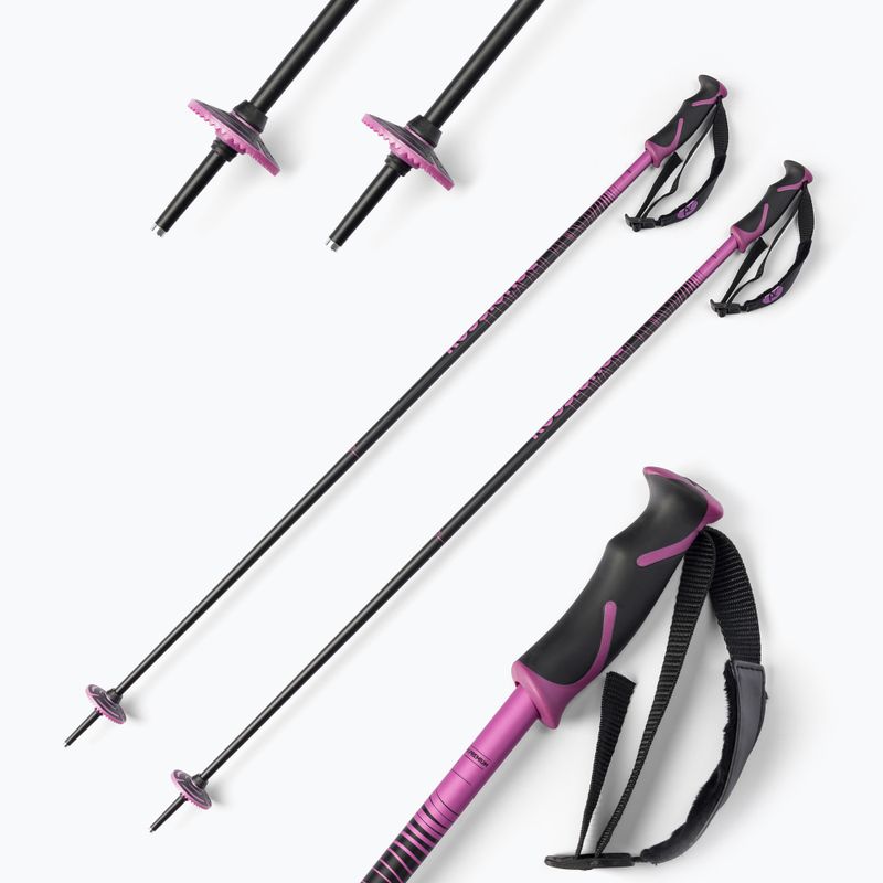 Rossignol Electra Premium slidinėjimo lazdos violetinės spalvos 6