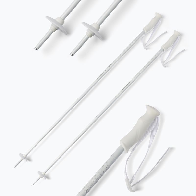 Rossignol Electra slidinėjimo lazdos baltos spalvos 6