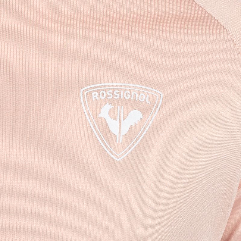 Rossignol Girl Warm Stretch powder pink vaikiškas slidinėjimo džemperis 8