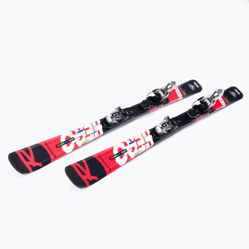 Vaikiškos kalnų slidės Rossignol Hero JR XP JR + XP7 GW 4