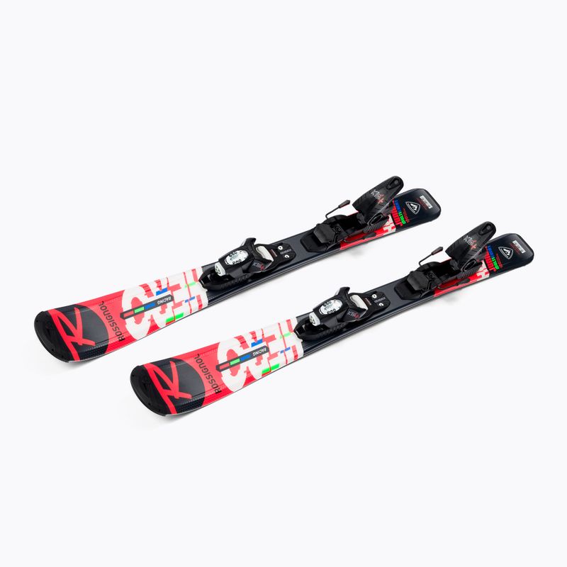 Vaikiškos kalnų slidės Rossignol Hero JR 100-130 + KID4 4
