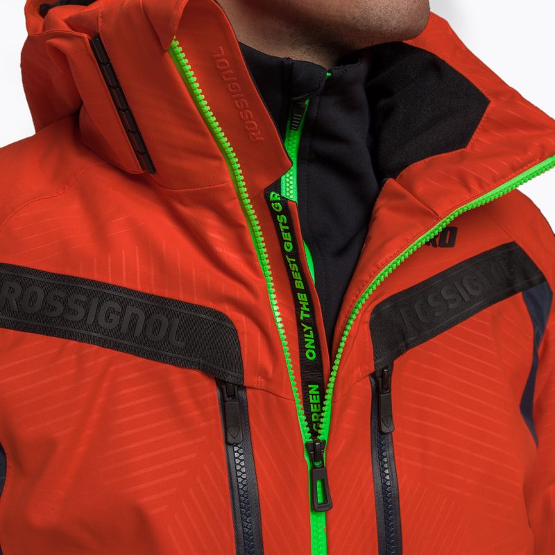 Vyriška slidinėjimo striukė Rossignol Hero Aile Jkt neon red 13