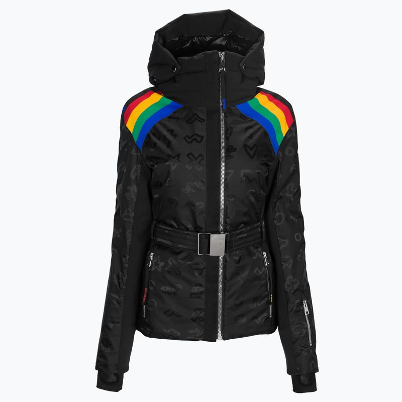 Moteriška slidinėjimo striukė Rossignol W Rainbow black 10