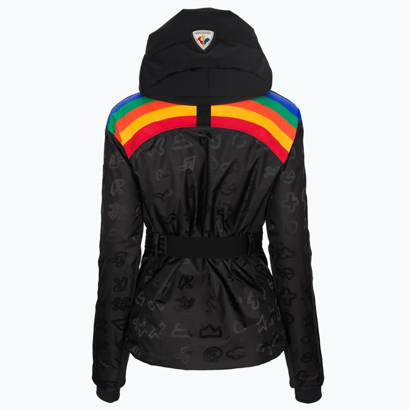 Moteriška slidinėjimo striukė Rossignol W Rainbow black 11