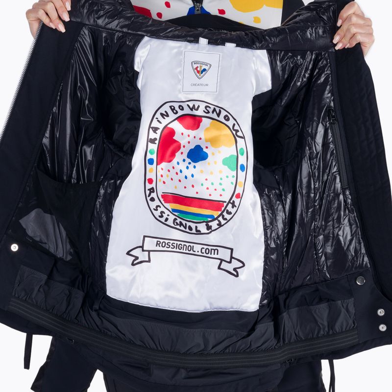 Moteriška slidinėjimo striukė Rossignol W Rainbow black 9