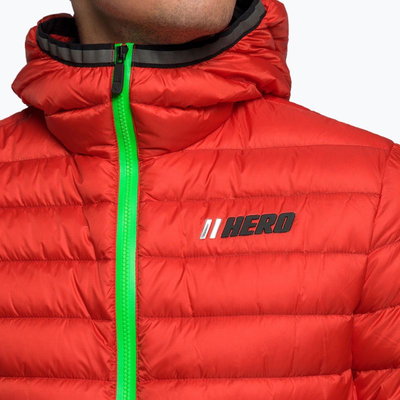 Vyriška slidinėjimo striukė Rossignol Verglas Hero Hood neon red 9