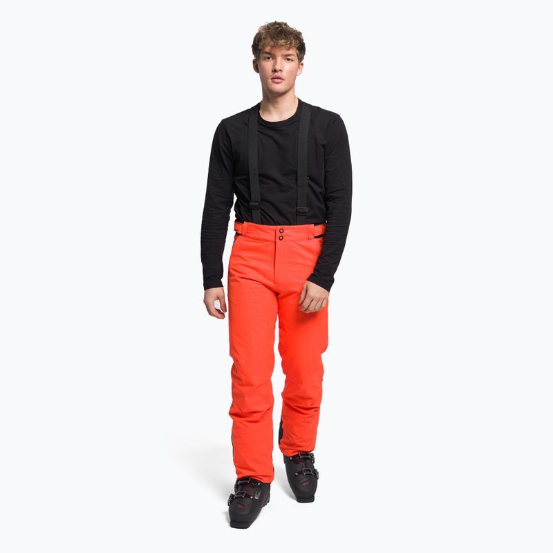 Vyriškos Rossignol Hero slidinėjimo kelnės neon red