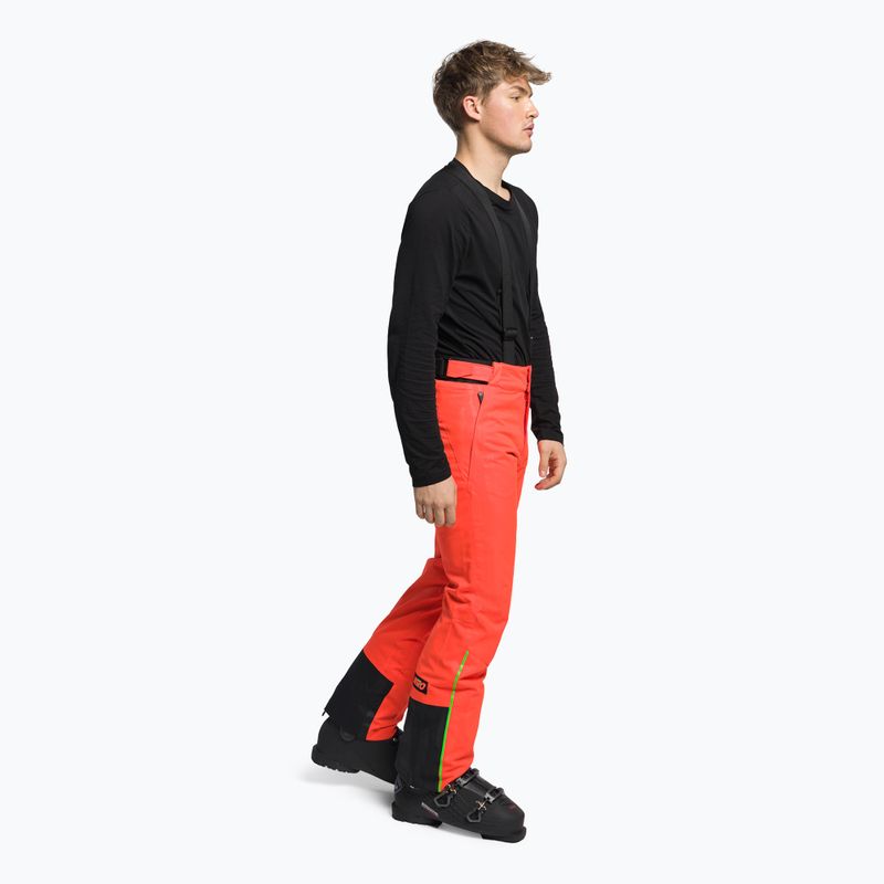 Vyriškos Rossignol Hero slidinėjimo kelnės neon red 3