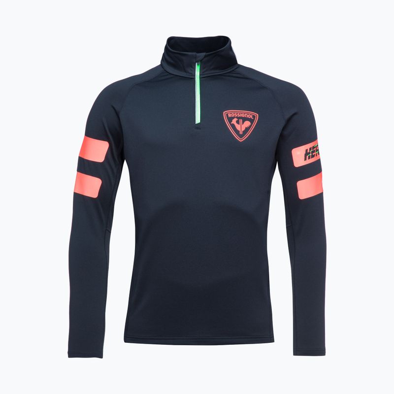 Vyriškas slidinėjimo džemperis Rossignol Classique Hero 1/2 Zip black/red 3