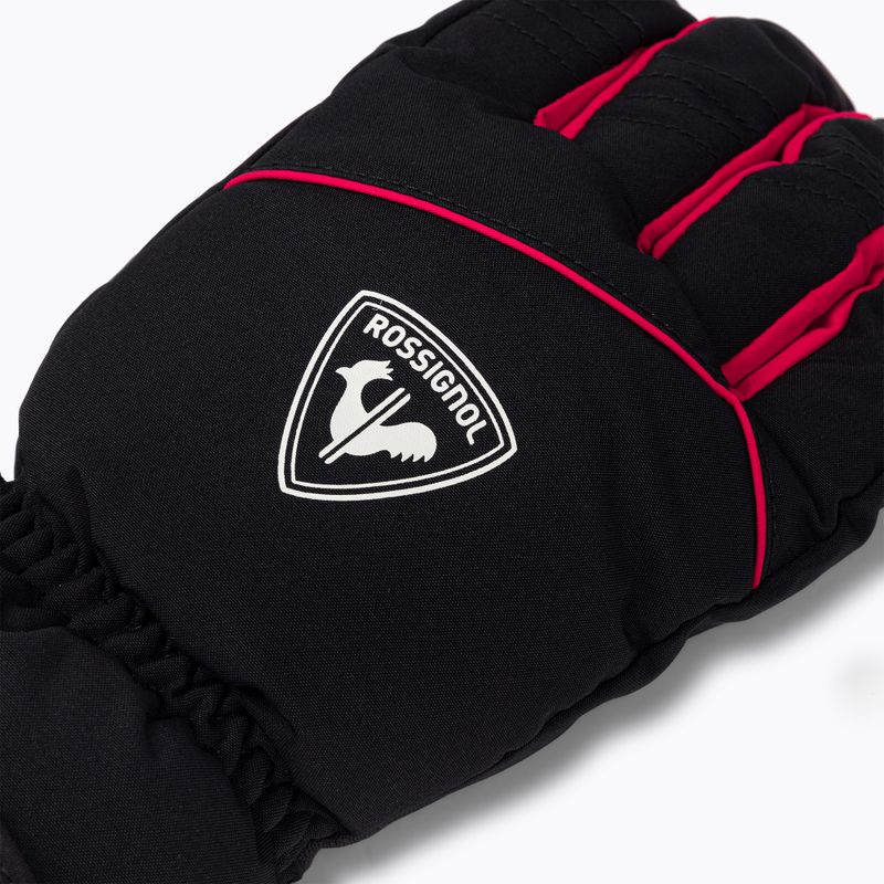 Rossignol Force Impr G vyriškos slidinėjimo pirštinės raudonos spalvos 4