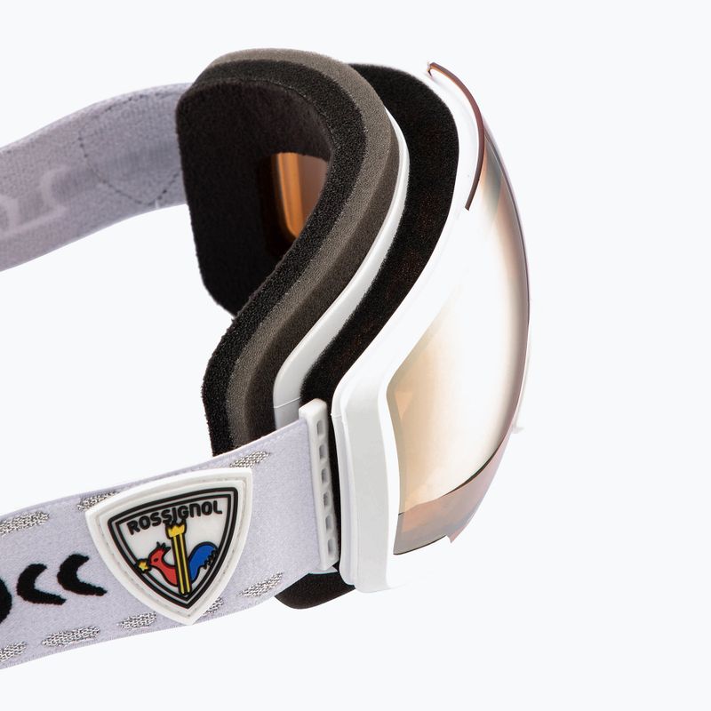 Rossignol Airis Sonar JCC slidinėjimo akiniai balti/super sidabriniai 2