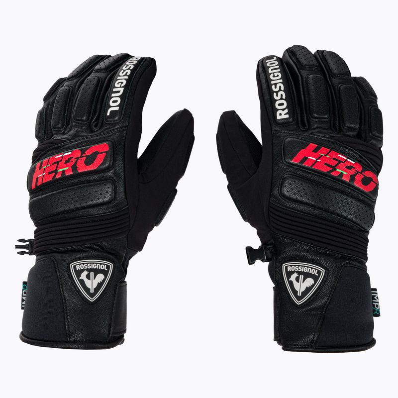 Rossignol vyriškos slidinėjimo pirštinės Wc Expert Lth Impr G black 2