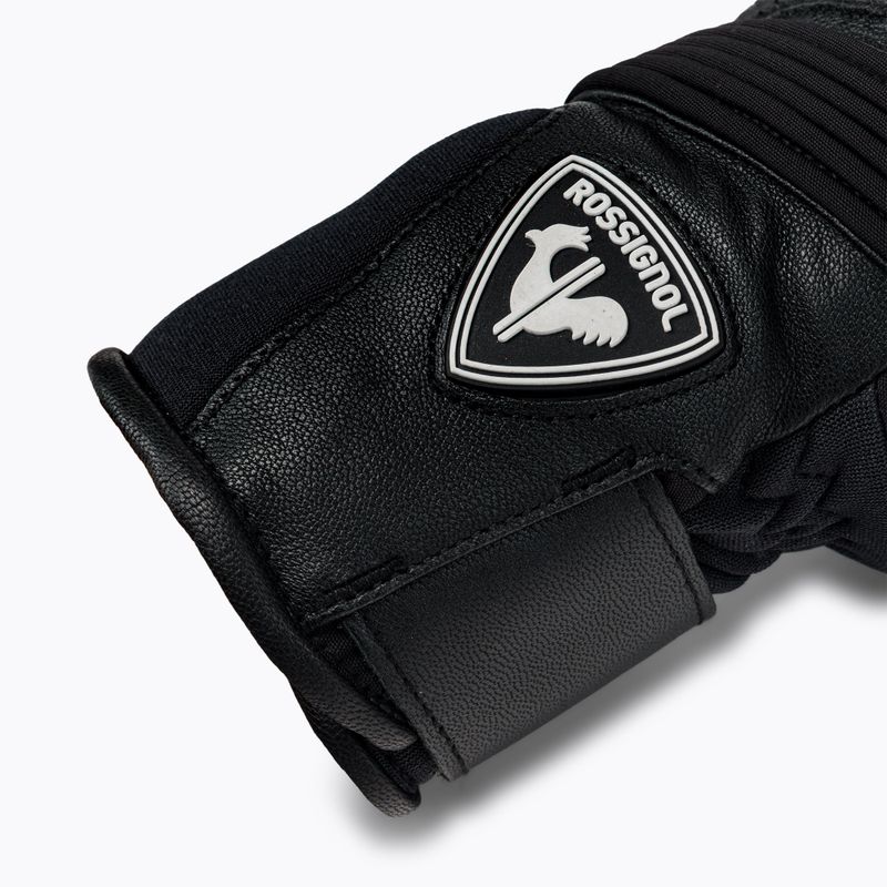Rossignol vyriškos slidinėjimo pirštinės Wc Expert Lth Impr G black 6
