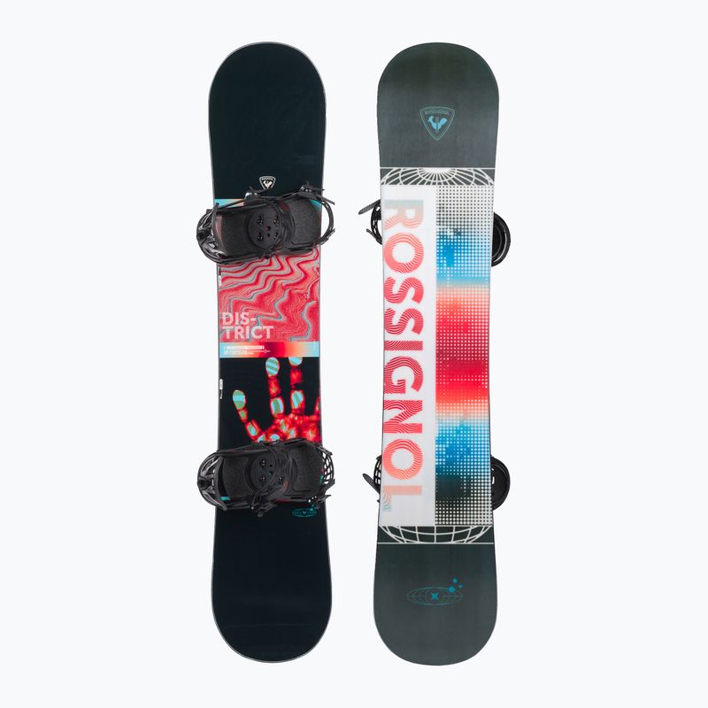 Rossignol District Infrablack + Battle M/L black/red snieglentė