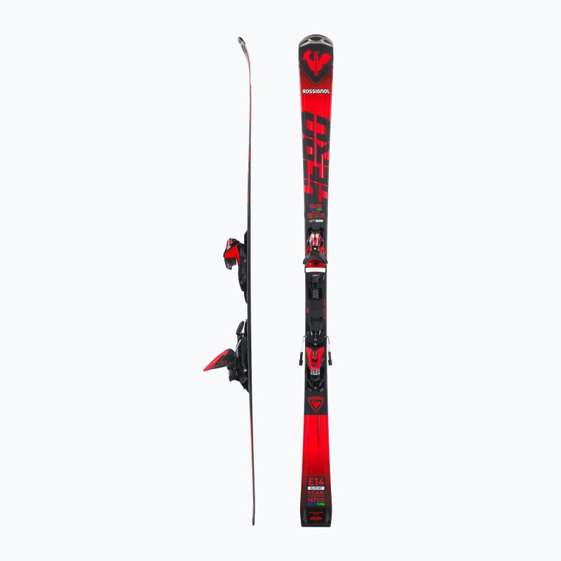 Rossignol Hero Elite MT TT Cam K + NX12 raudonos kalnų slidės 2