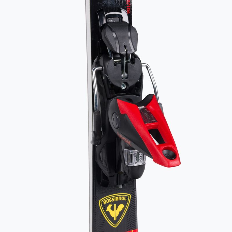 Rossignol Hero Carve K + NX12 raudonos kalnų slidės 7