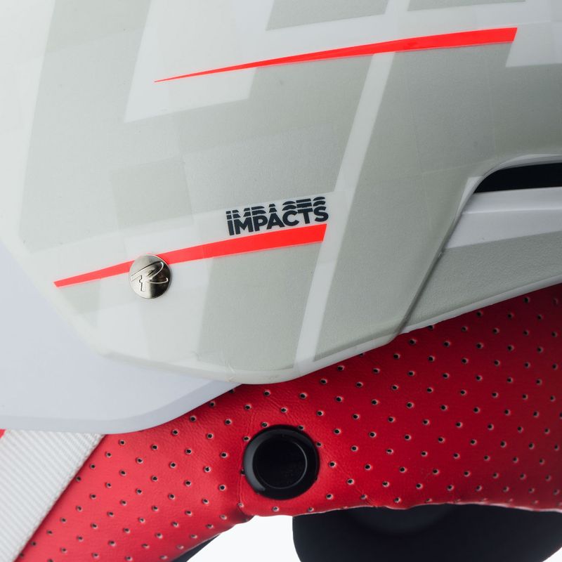 Slidinėjimo šalmas Rossignol Hero Slalom Impacts + Chinguard white 10