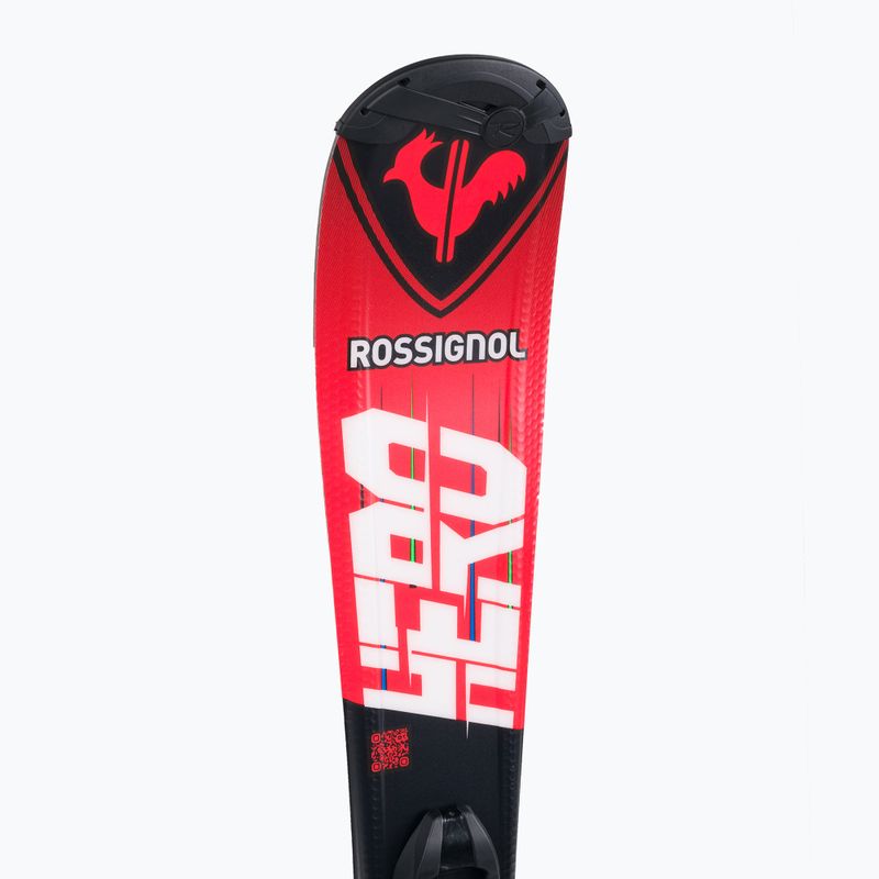 Vaikiškos kalnų slidės Rossignol Hero 100-140 + Kid4 red 8