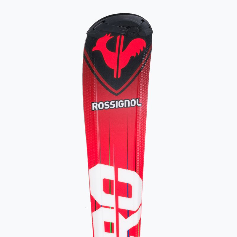 Vaikiškos kalnų slidės Rossignol Hero 130-150 + XP7 red 8
