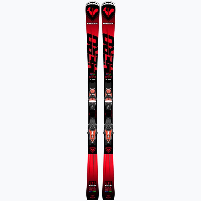 Rossignol Hero Elite MT TT Cam K + NX12 raudonos kalnų slidės 10