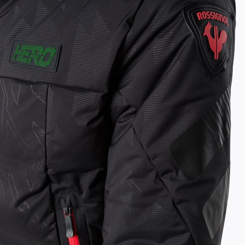 Vyriška Rossignol Hero Depart juoda/raudona slidinėjimo striukė 11