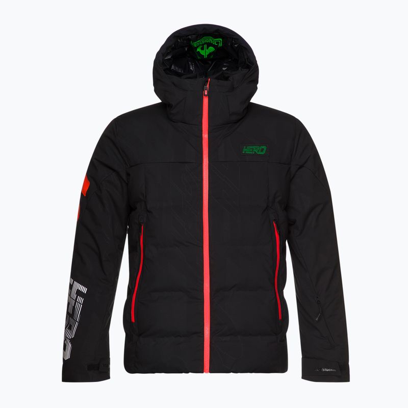 Vyriška Rossignol Hero Depart juoda/raudona slidinėjimo striukė 15