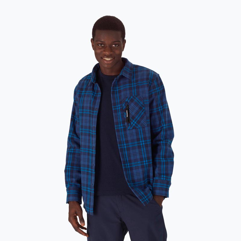 Vyriški marškiniai Rossignol Flannel Shirt dark navy