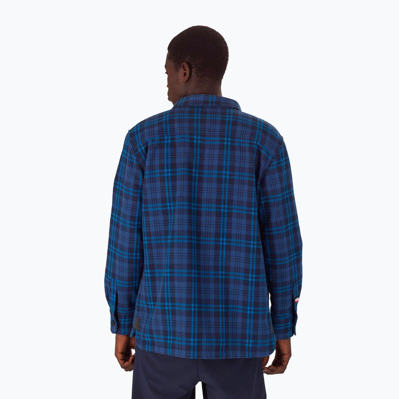 Vyriški marškiniai Rossignol Flannel Shirt dark navy 3