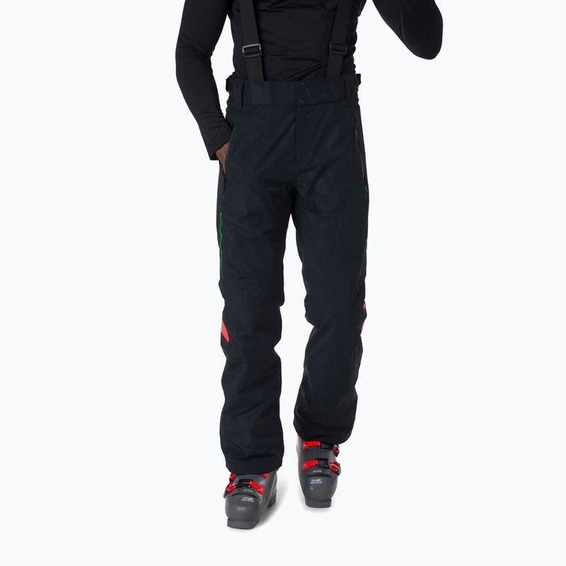 Vyriškos slidinėjimo kelnės Rossignol Hero Course black/red