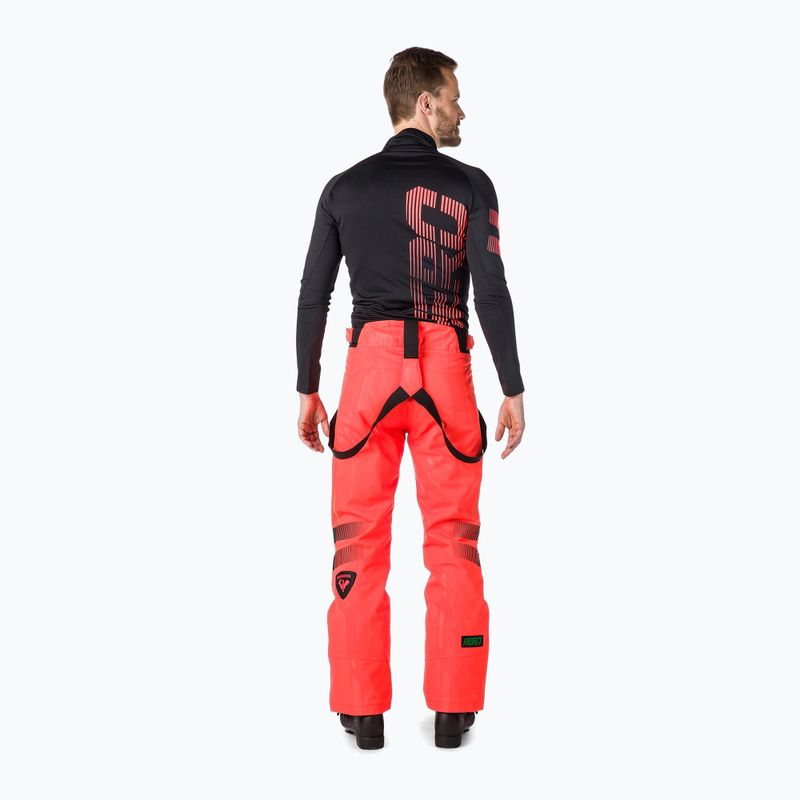 Vyriškos slidinėjimo kelnės Rossignol Hero Course red 2