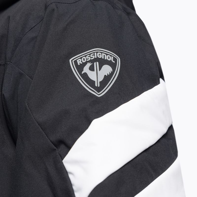 Vyriška slidinėjimo striukė Rossignol Controle black/white 8