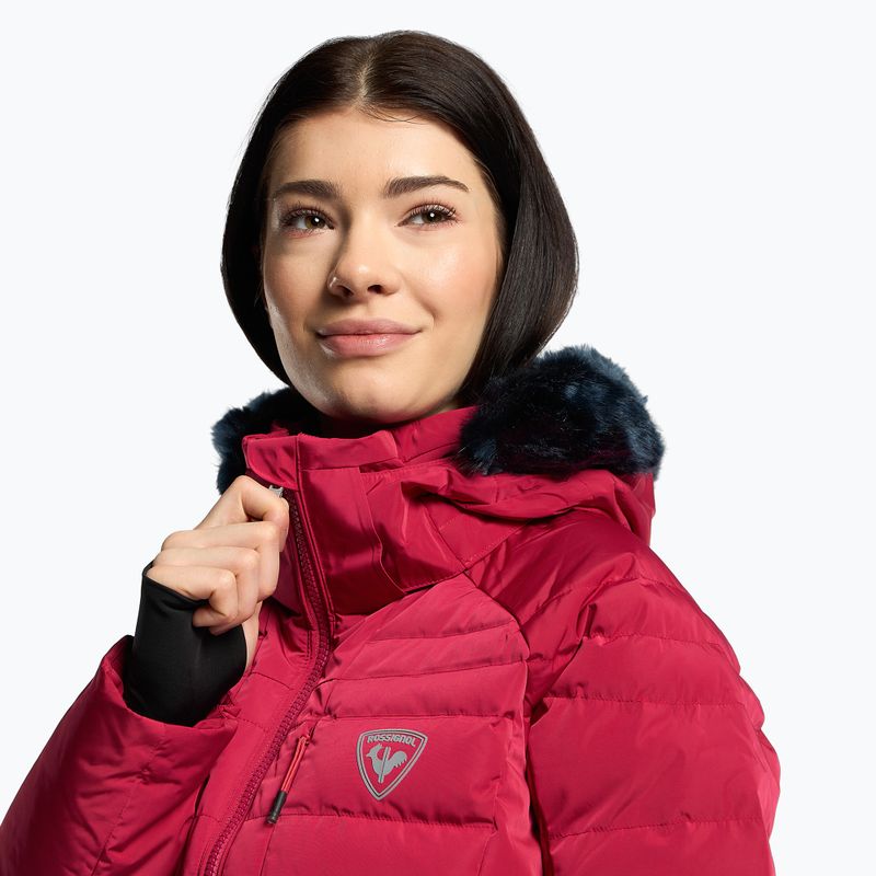 Moteriška slidinėjimo striukė Rossignol Rapide Pearly red 5