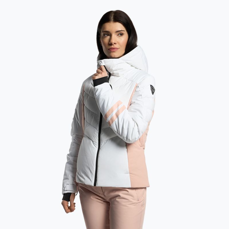 Moteriška slidinėjimo striukė Rossignol Courbe Optic white