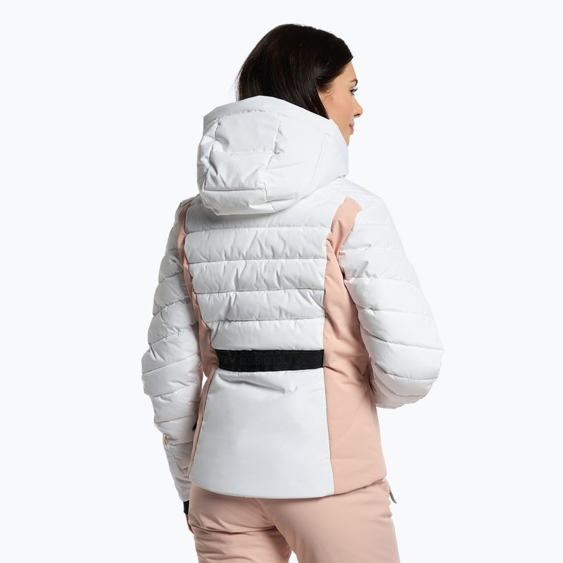 Moteriška slidinėjimo striukė Rossignol Courbe Optic white 3