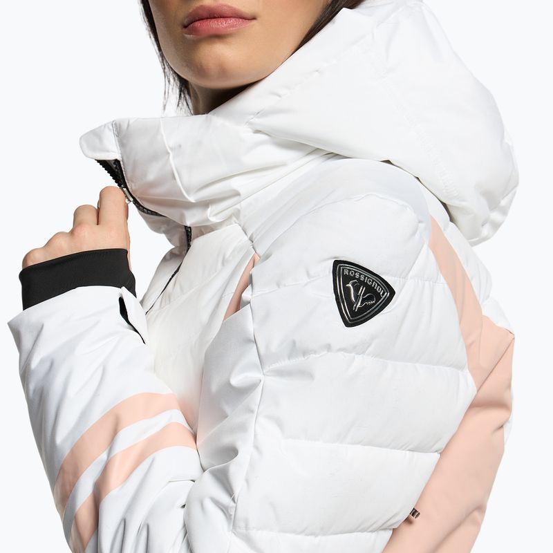 Moteriška slidinėjimo striukė Rossignol Courbe Optic white 4
