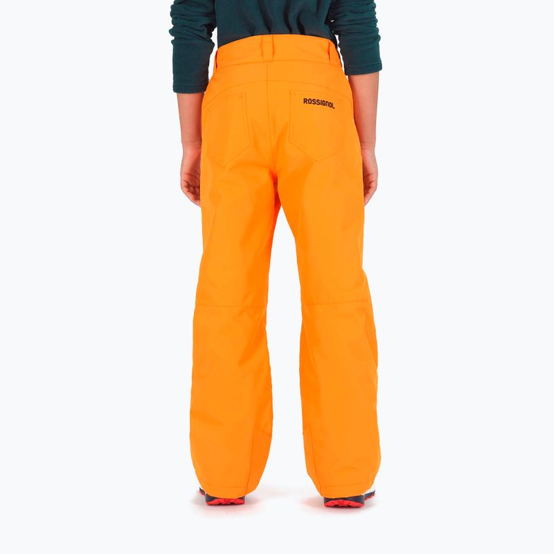 Rossignol vaikiškos slidinėjimo kelnės Ski orange 2