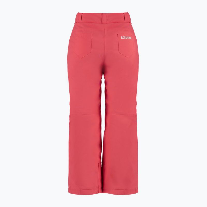 Rossignol vaikiškos slidinėjimo kelnės Ski pink 4