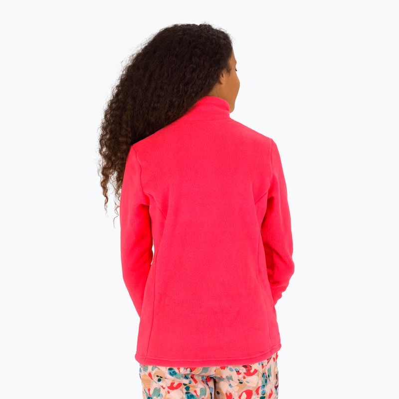 Rossignol vaikiškas slidinėjimo džemperis 1/2 Zip Fleece pink 2