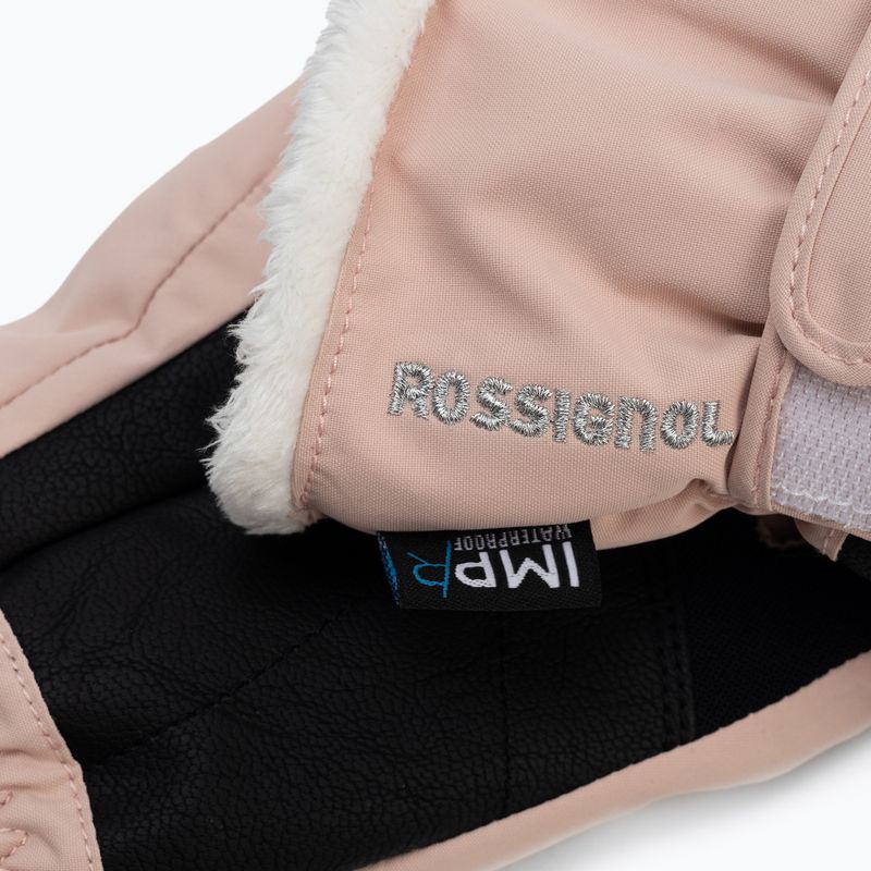 Moteriškos slidinėjimo pirštinės Rossignol Saphir Impr G pink 5